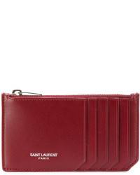 rote Clutch von Saint Laurent