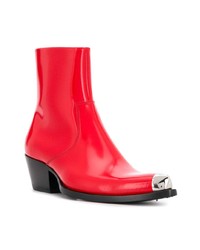 rote Cowboystiefel von Calvin Klein 205W39nyc