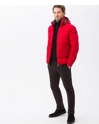 rote Daunenjacke von Brax