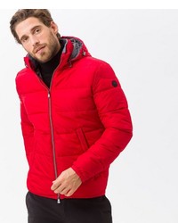 rote Daunenjacke von Brax