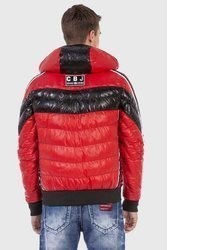 rote Daunenjacke von Cipo & Baxx