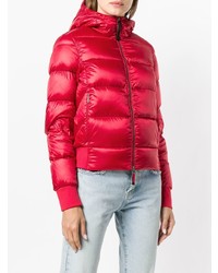 rote Daunenjacke von Parajumpers