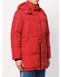 rote Daunenjacke von MSGM