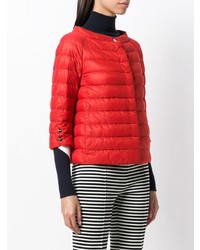 rote Daunenjacke von Herno