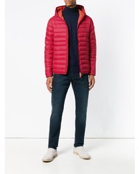 rote Daunenjacke von Save The Duck