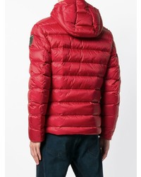 rote Daunenjacke von Blauer