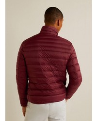 rote Daunenjacke von Mango Man