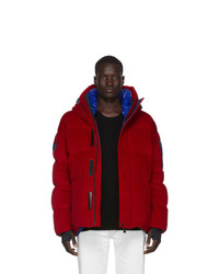 rote Daunenjacke von MONCLER GRENOBLE