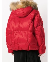 rote Daunenjacke von As65