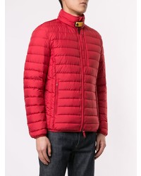 rote Daunenjacke von Parajumpers