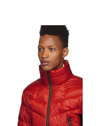 rote Daunenjacke von MONCLER GRENOBLE