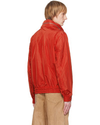 rote Daunenjacke von Dries Van Noten