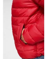 rote Daunenjacke von Tommy Jeans