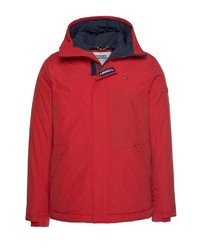 rote Daunenjacke von Tommy Jeans