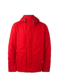 rote Daunenjacke von Woolrich