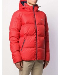 rote Daunenjacke von Tommy Jeans