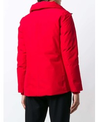 rote Daunenjacke von Woolrich