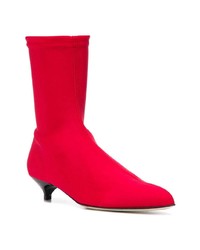 rote elastische Stiefeletten von Gia Couture