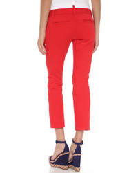 rote enge Hose von Dsquared2