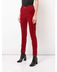 rote enge Jeans aus Cord von Citizens of Humanity