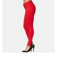 rote enge Jeans von Elara