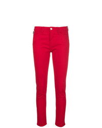 rote enge Jeans von Love Moschino