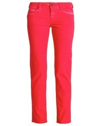 rote enge Jeans von Roberto Cavalli