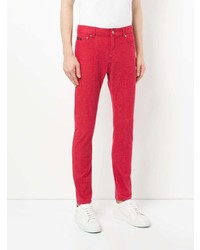 rote enge Jeans von Loveless