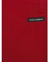 rote enge Jeans von Dolce & Gabbana