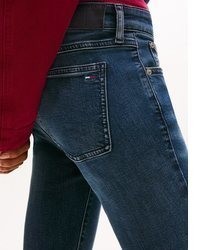 rote enge Jeans von Tommy Jeans