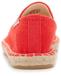 rote Espadrilles von Soludos