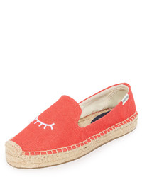 rote Espadrilles von Soludos