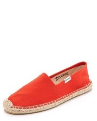 rote Espadrilles von Soludos