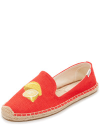 rote Espadrilles von Soludos