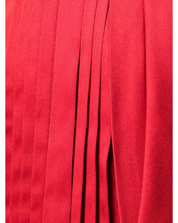 rote Bluse mit Falten von Moschino