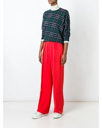 rote Hose mit Falten von MSGM