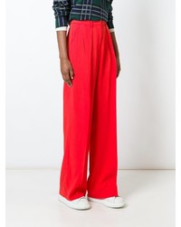 rote Hose mit Falten von MSGM