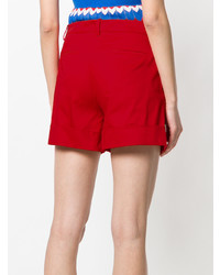rote Shorts mit Falten von P.A.R.O.S.H.