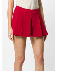 rote Shorts mit Falten von RED Valentino