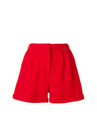 rote Shorts mit Falten von Styland