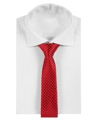 rote gepunktete Krawatte von akzente