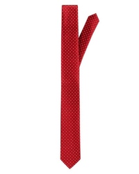 rote gepunktete Krawatte von akzente