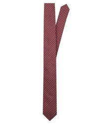 rote gepunktete Krawatte von Hugo Boss