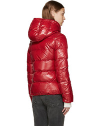 rote gesteppte Jacke von Duvetica