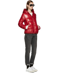 rote gesteppte Jacke von Duvetica