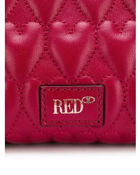 rote gesteppte Leder Umhängetasche von RED Valentino