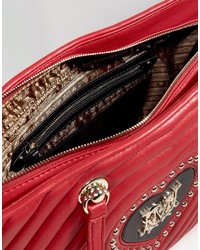 rote gesteppte Shopper Tasche von Love Moschino
