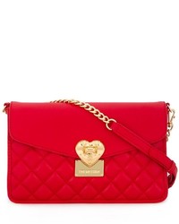 rote gesteppte Taschen von Love Moschino