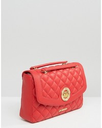 rote gesteppte Taschen von Love Moschino