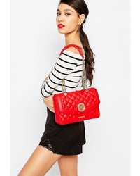 rote gesteppte Taschen von Love Moschino